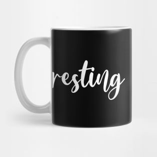 Resting Mask Face Mug